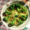 Espaguete ou Talharim com Brócolis